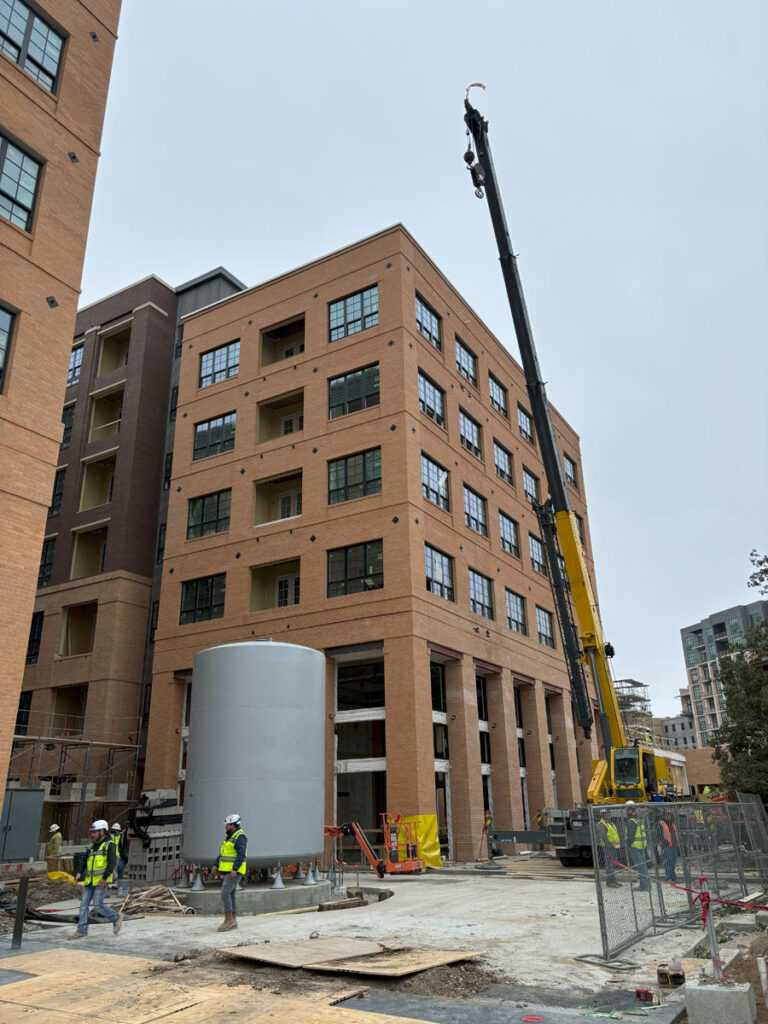 Quincy apartments metal fabrication project 2